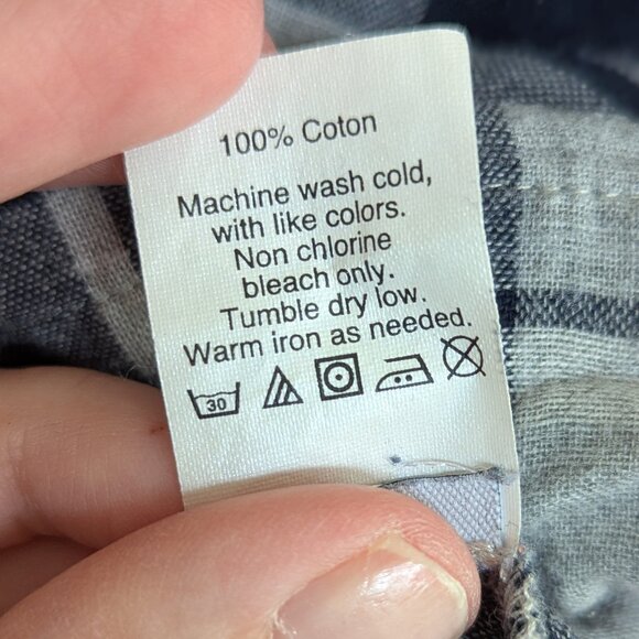 Madewell Plaid Short Sleeved Boxy Shirt Size Large - Picture 12 of 13